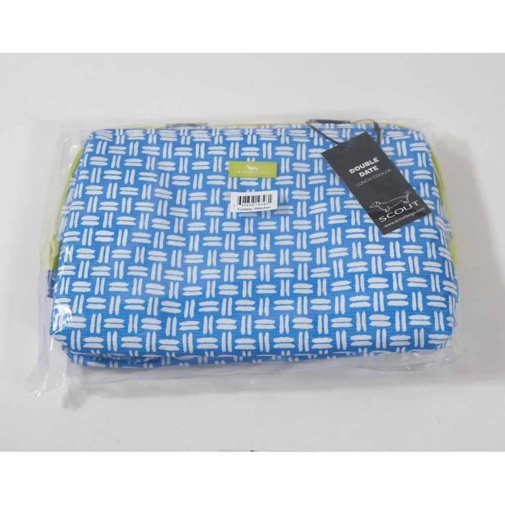 Scout Double Date Lunch Cooler Blue Double Date Totally Stitchin Insulated Bag